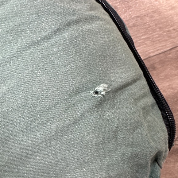 Vintage 70s Coleman Sleeping Bag Green Red Plaid Flannel Camping Outdoors Hiking - Picture 13 of 16